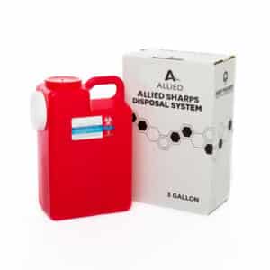 Allied 3 Gallon Mail-Back Sharps Disposal Container System