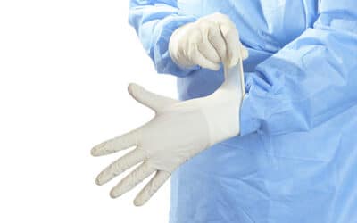How To Put On Sterile Gloves With a Gown (6 Steps)