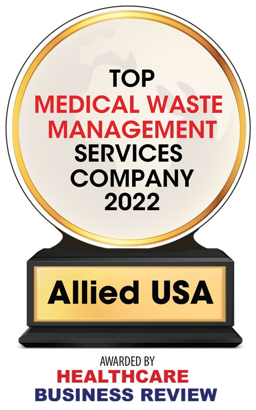Top Medical Waste Management Company Award Healthcare Business Review | Allied Medical Waste | Allied USA